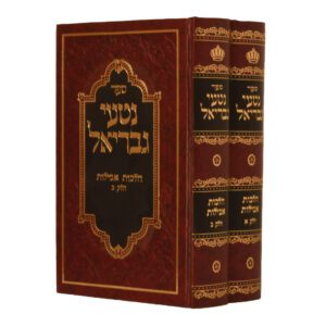 נטעי גבריאל-הלכות אבילות ב"כ