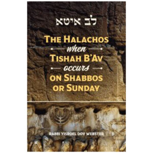 TISHA B'AV OCCURS ON SHABBOS OR SUNDAY